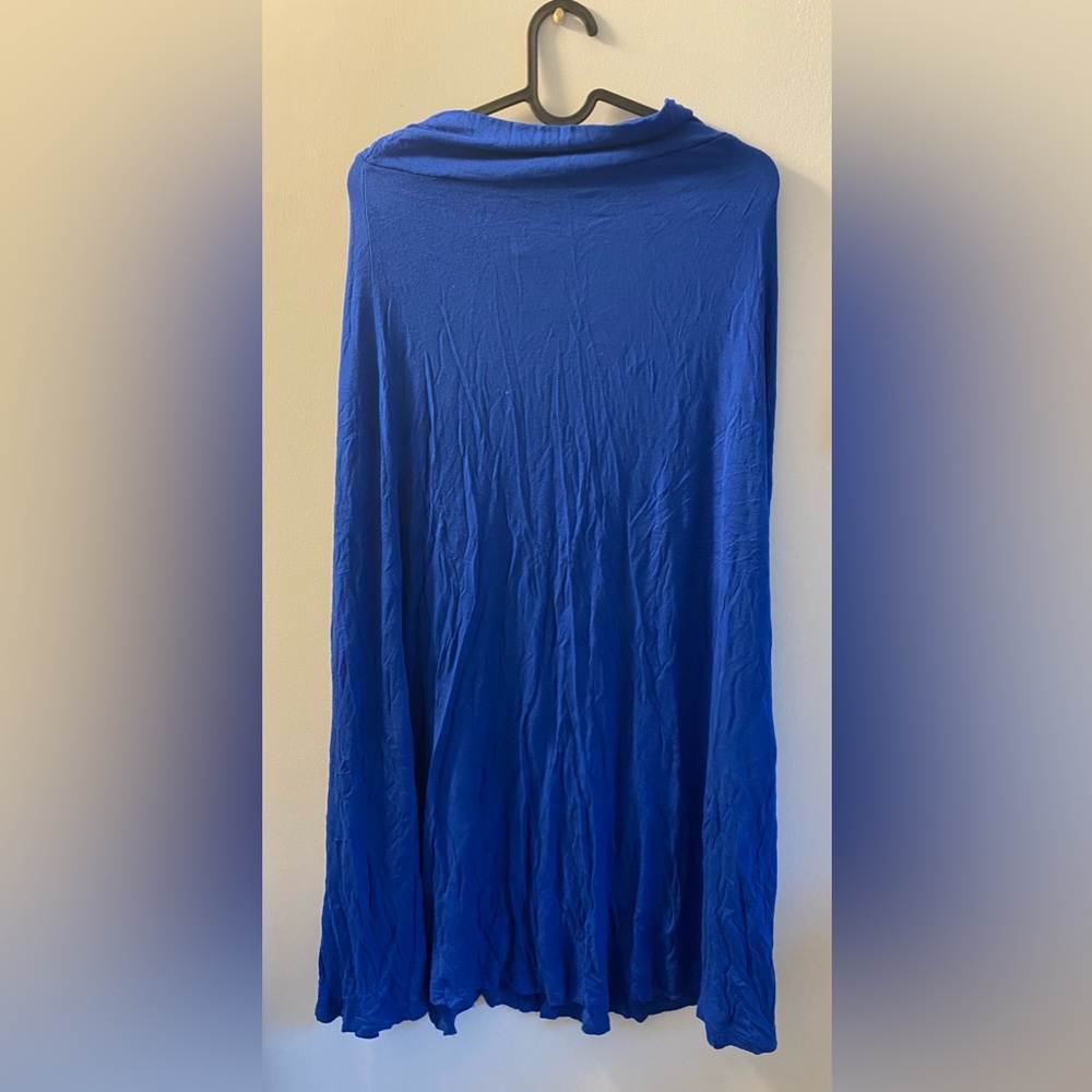 Lightweight, stretchy floor length skirt
